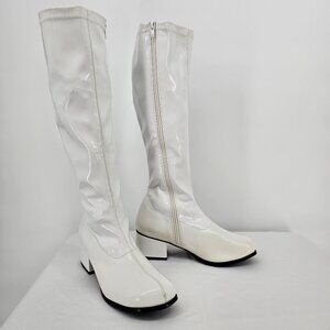 Funtasma Gogo-300 Boots White Patent Size 9